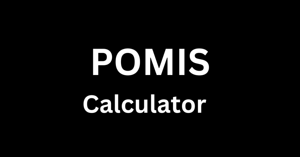 POMIS Calculator