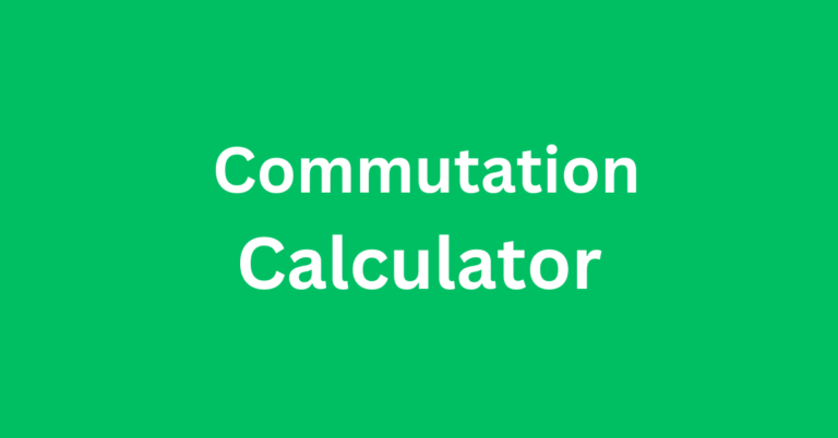 Commutation Calculator for Central Government Employees