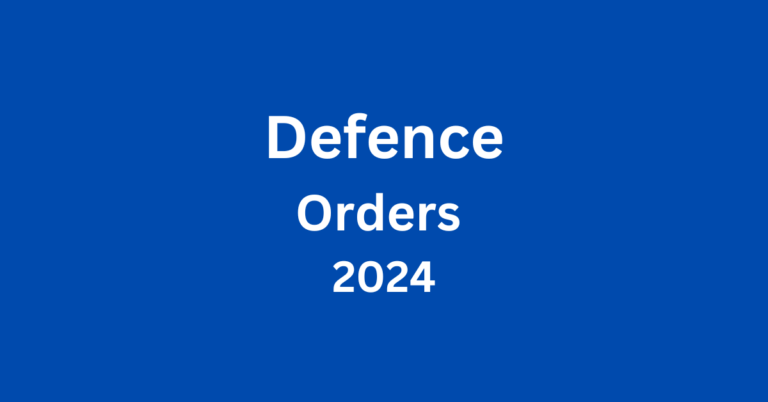 Defence Ministry Orders 2024 for It’s Employees