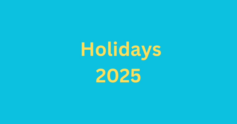 Central Government Holiday 2025 List