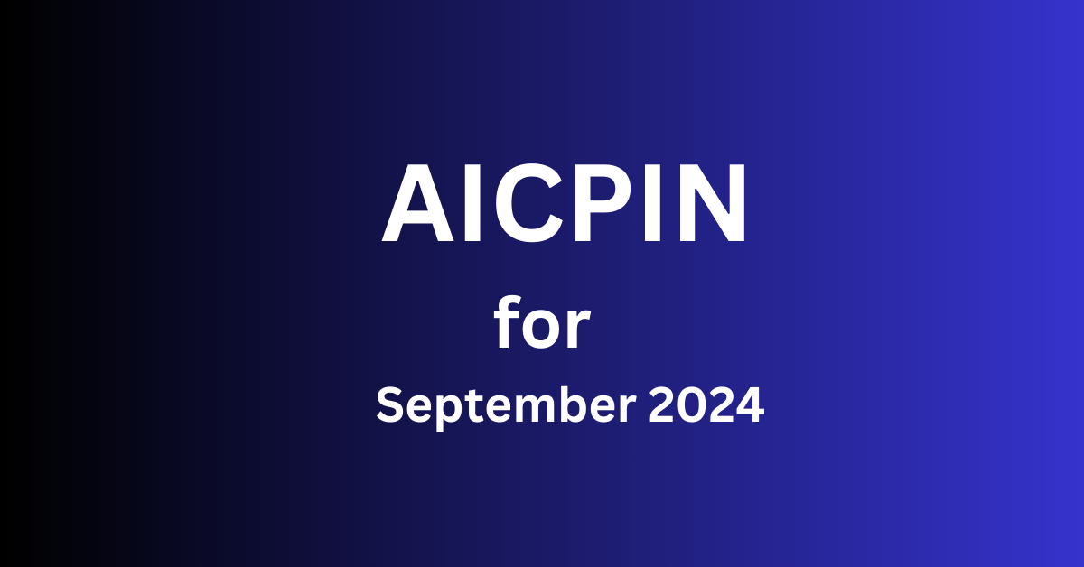 AICPIN for September 2024