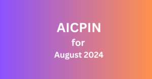 AICPIN for August 2024